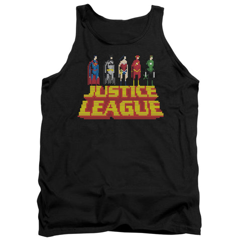 Jla/standing Above-adult Tank-black