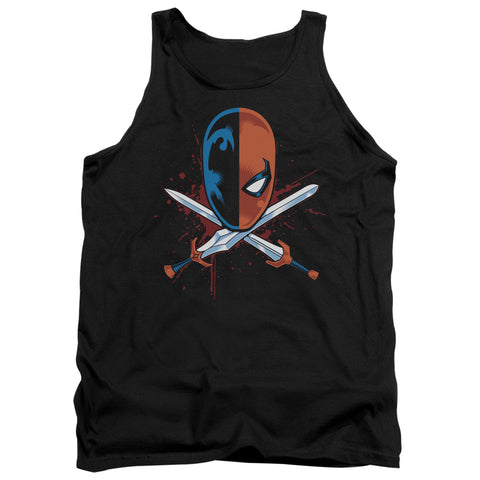 Jla/crossed Swords-adult Tank-black