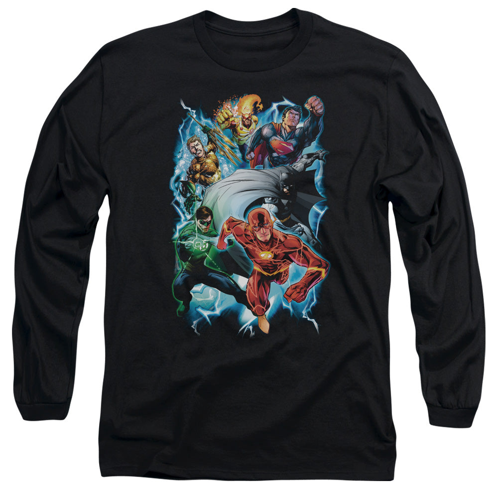 Jla/electric Team- L/s Adult 18/1 -black