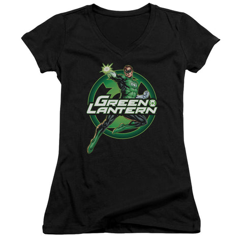 Juniors Sheer Cap Sleeve V-Neck
