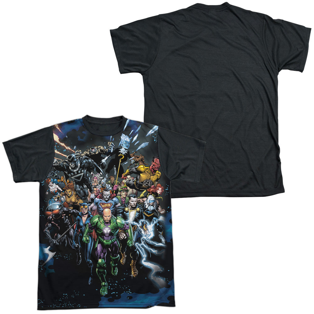 Jla/forever Evil-s/s Adult White Front Black Back  -white