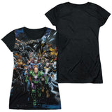 Junior Cap Sleeve 100% Poly Black Back
