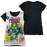 Junior Cap Sleeve 100% Poly Black Back