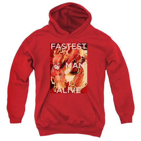 Youth Pull-Over Hoodie - Red - Sm