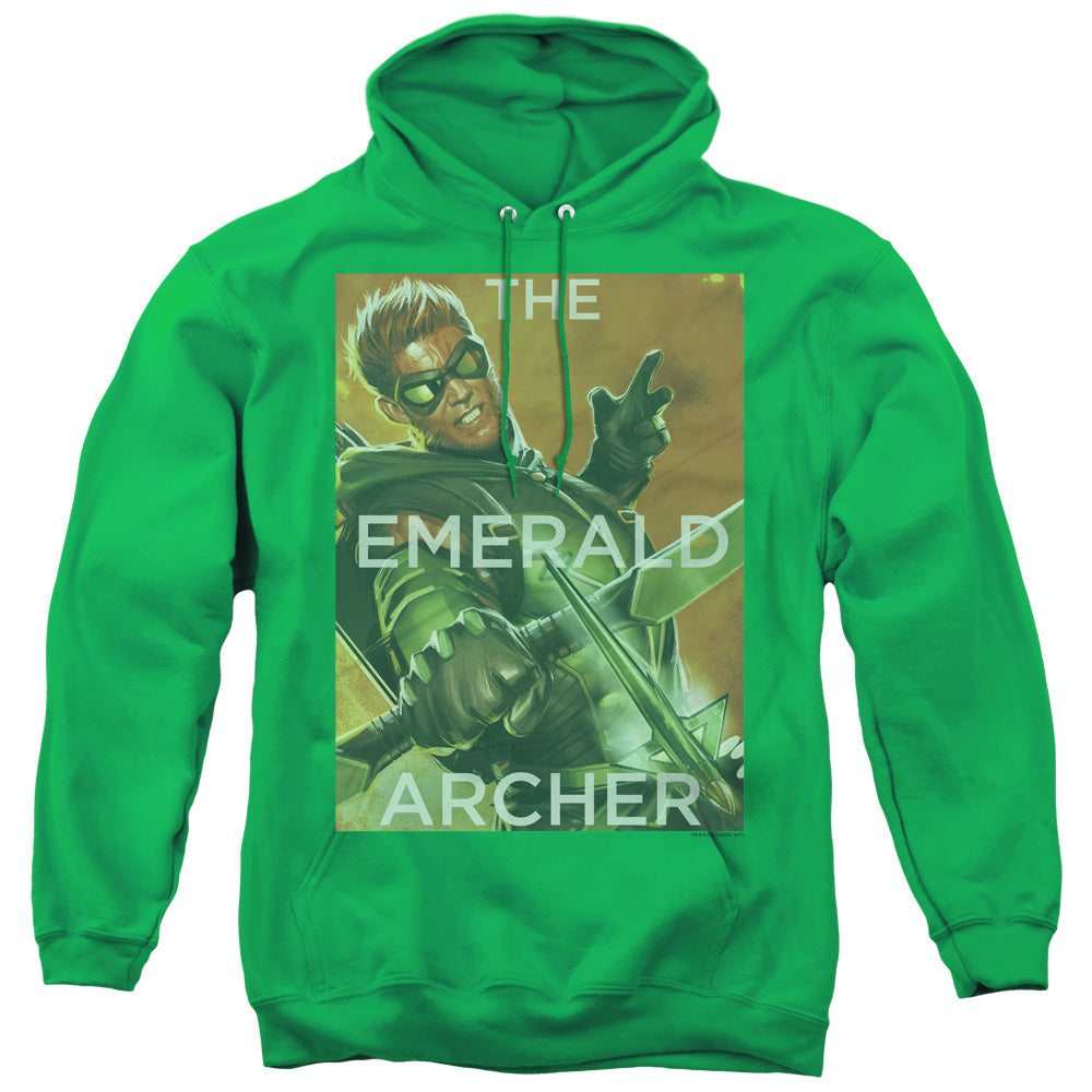 Jla/trigger-adult Pull-over Hoodie-kelly Green