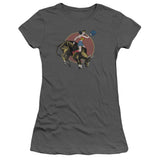 Juniors Sheer Cap Sleeve