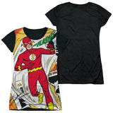 Junior Cap Sleeve 100% Poly Black Back