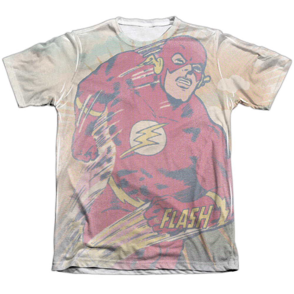 Jla/daytime Run-adult Poly/cotton S/s Tee-white