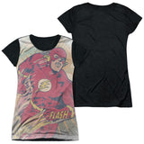 Junior Cap Sleeve 100% Poly Black Back