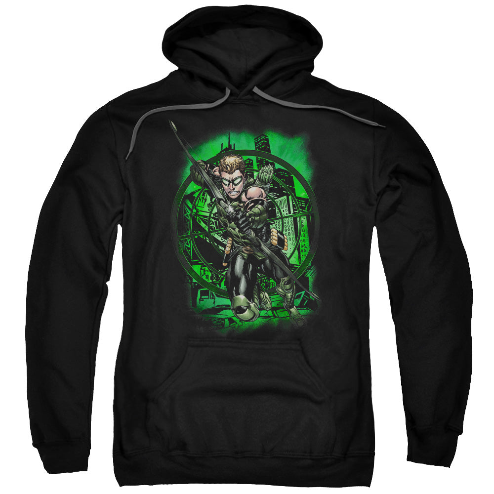 Jla/in My Sight-adult Pull-over Hoodie-black