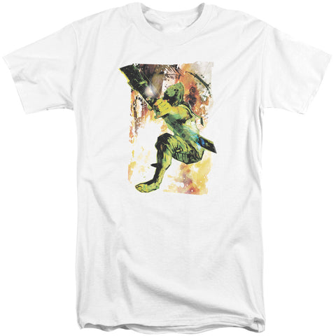 Jla/painted Archer-s/s Adult Tall-white