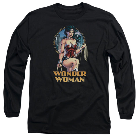 Jla/city Warrior-l/s Adult 18/1-black
