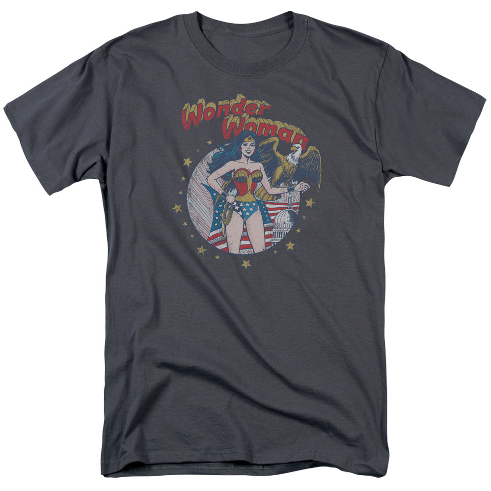 Jla/at Your Service-s/s Adult 18/1-charcoal