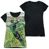 Junior Cap Sleeve 100% Poly Black Back