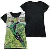 Junior Cap Sleeve 100% Poly Black Back