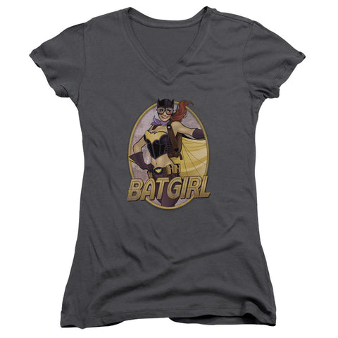 Juniors Sheer Cap Sleeve V-Neck