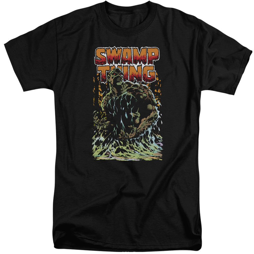 Jla/swamp Thing-s/s Adult Tall 18/1-black