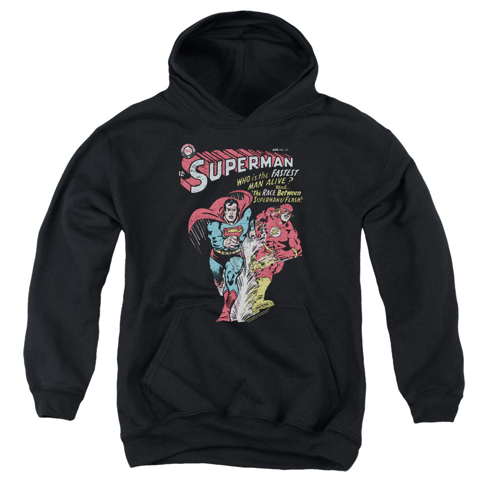 Jla/fastest-youth Pull-over Hoodie-black