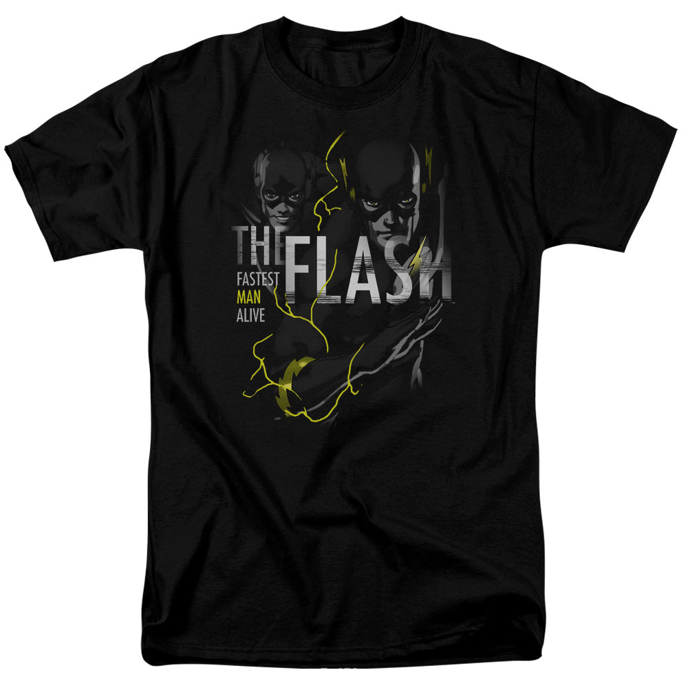 Dc Flash/bold Flash-s/s Adult 18/1-black