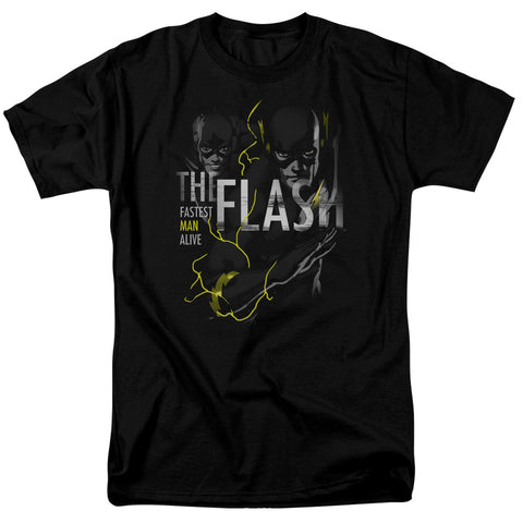 Dc Flash/bold Flash-s/s Adult 18/1-black