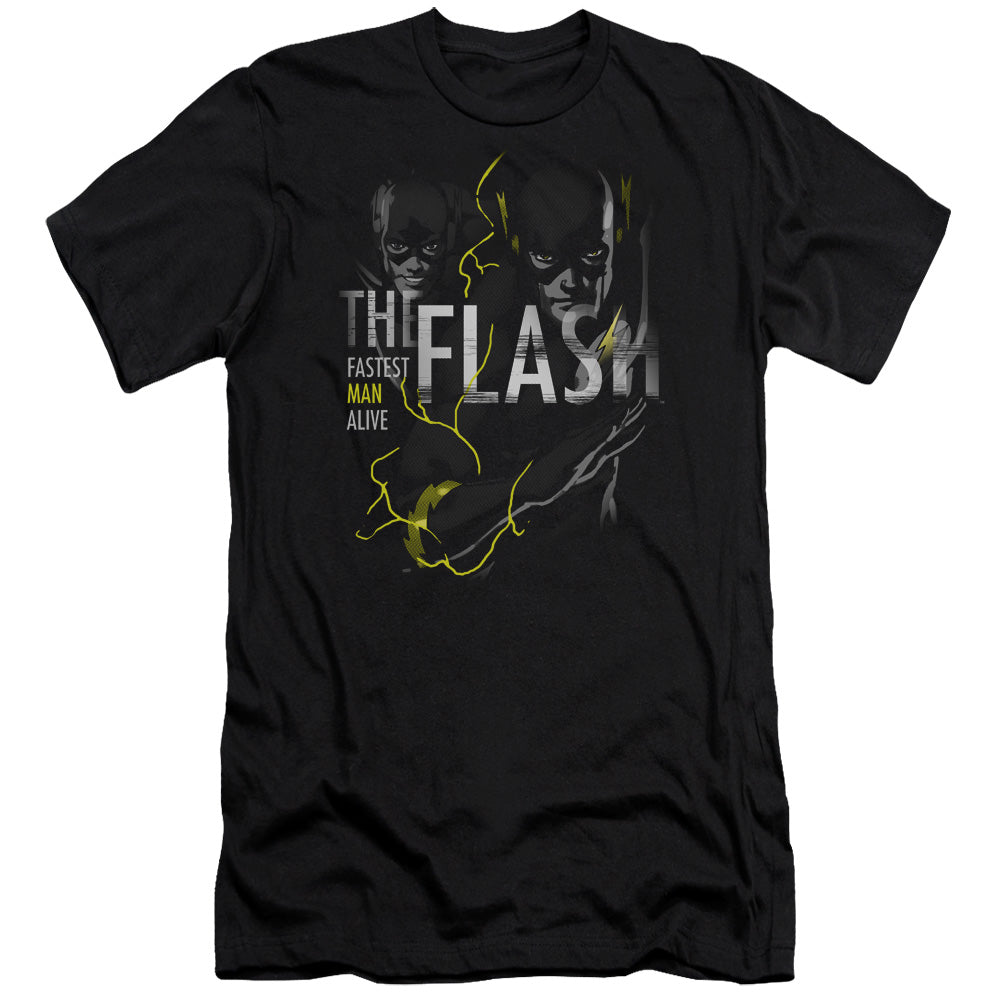 Dc Flash/bold Flash-hbo S/s Adult 30/1-black