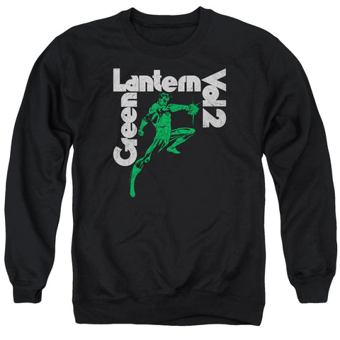 Green Lantern/green Lantern Vol 2-adult Crewneck Sweatshirt-black