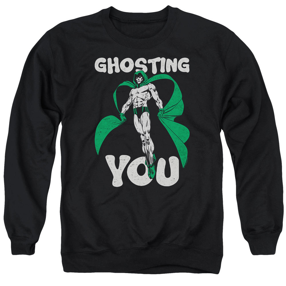 Jla/ghosting-adult Crewneck Sweatshirt-black