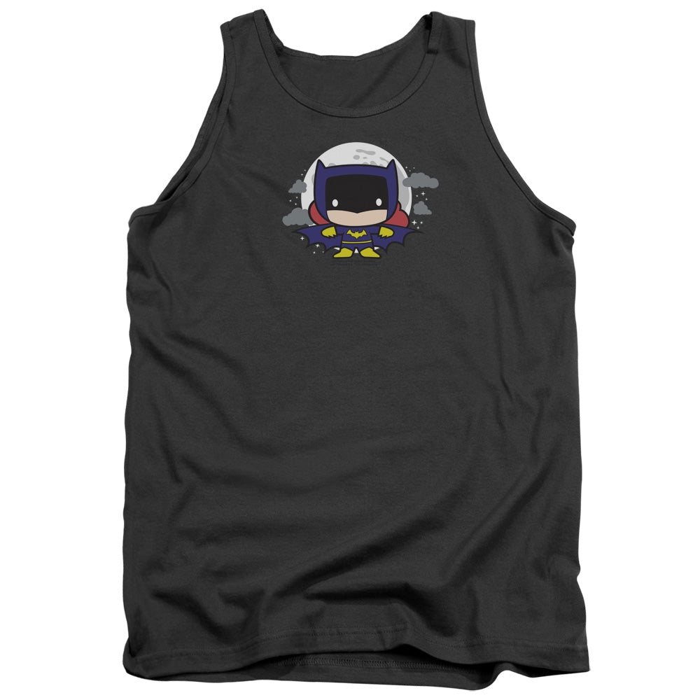 Jla/batgirl Chibi-adult Tank-charcoal