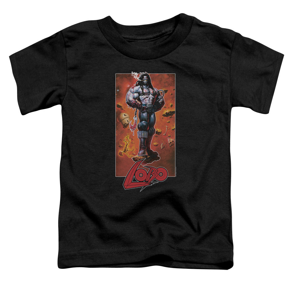 Jla/lobo Pose-s/s Toddler Tee-black