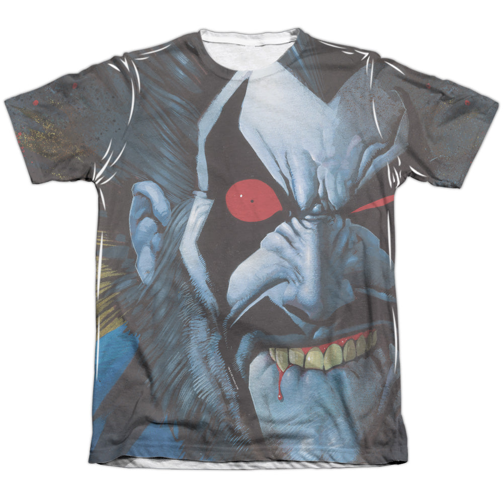 Jla/bit Lip-adult Poly/cotton S/s Tee-white