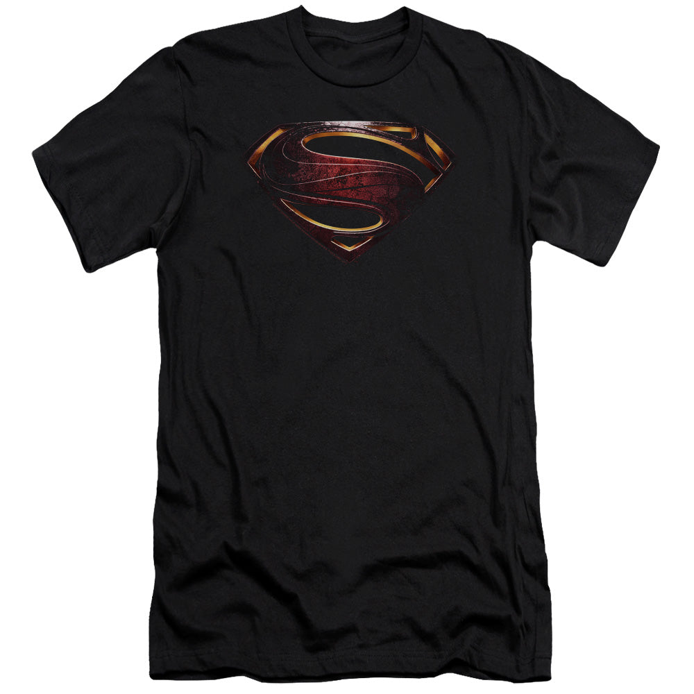 Justice League Movie/superman Logo-s/s Adult 30/1-black