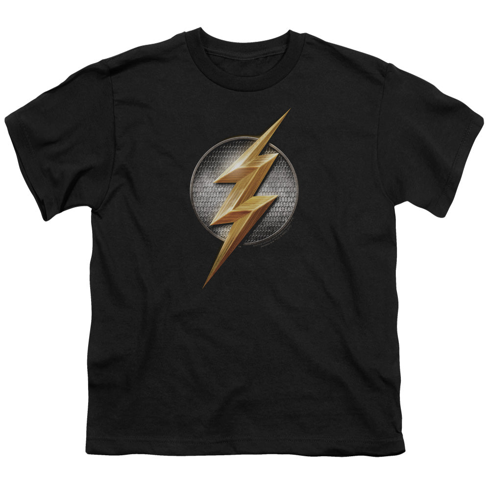 Justice League Movie/flash Logo-s/s Youth 18/1-black