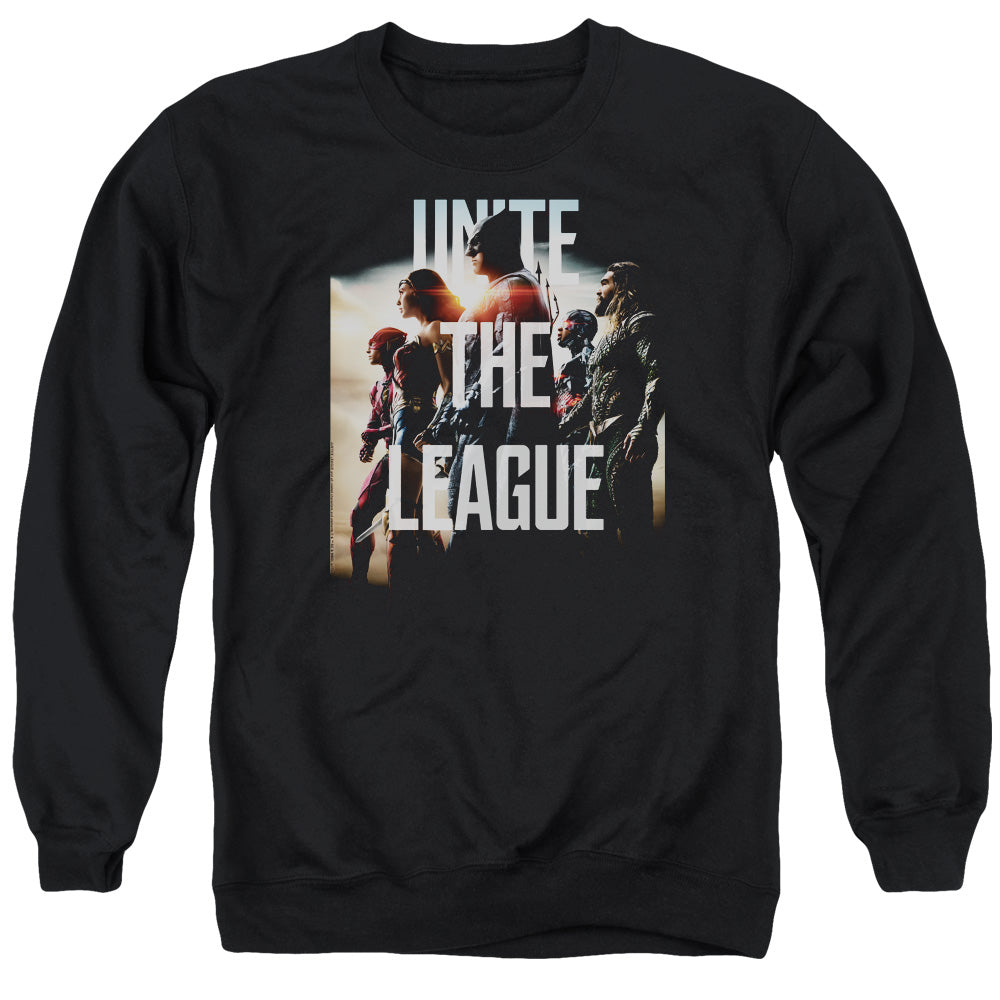 Justice League Movie/dawn-adult Crewneck Sweatshirt-black