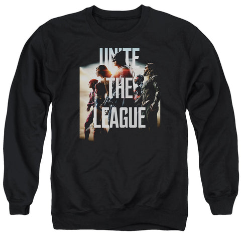 Justice League Movie/dawn-adult Crewneck Sweatshirt-black