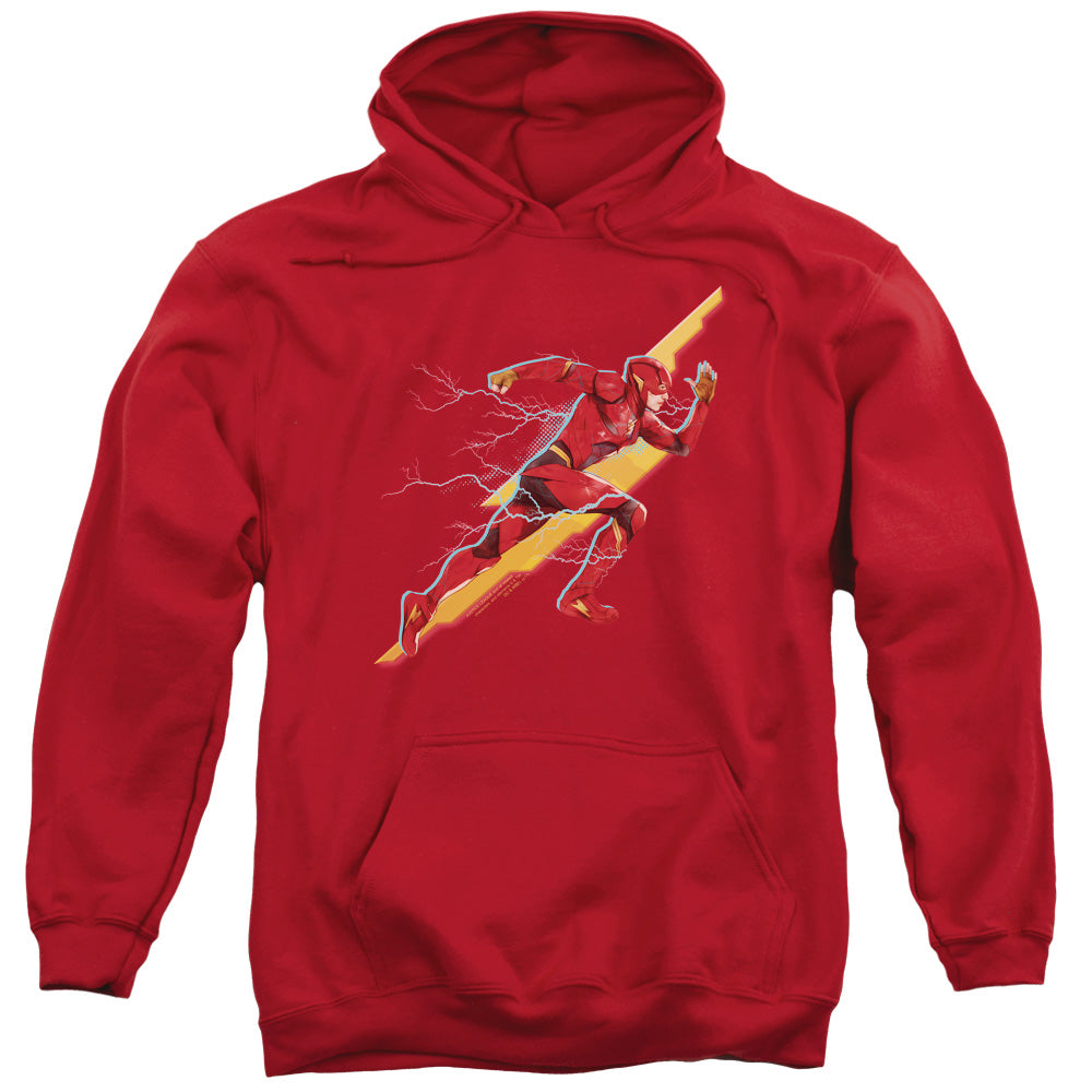Justice League Movie/flash Forward-adult Pull-over Hoodie-red