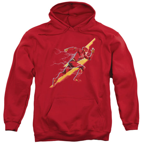 Justice League Movie/flash Forward-adult Pull-over Hoodie-red