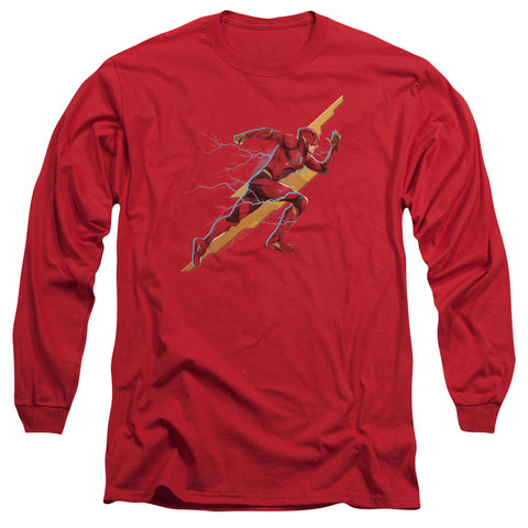 Justice League Movie/flash Forward-l/s Adult 18/1-red