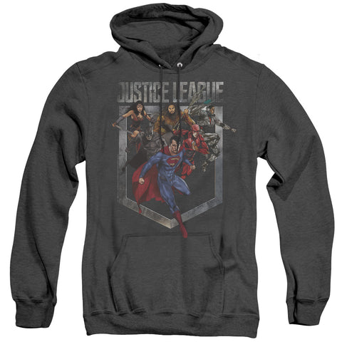 Justice League Movie/charge-adult Heather Hoodie-black