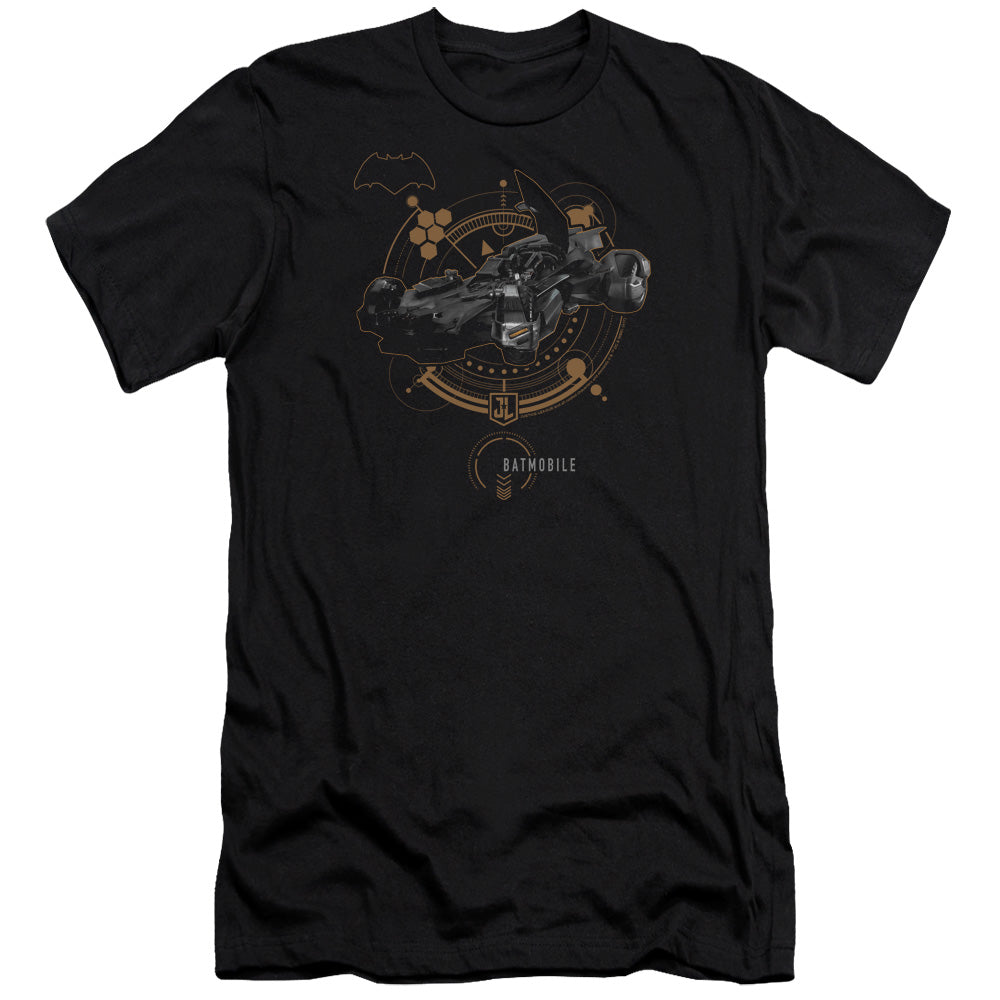 Justice League Movie/batmobile-s/s Adult 30/1-black