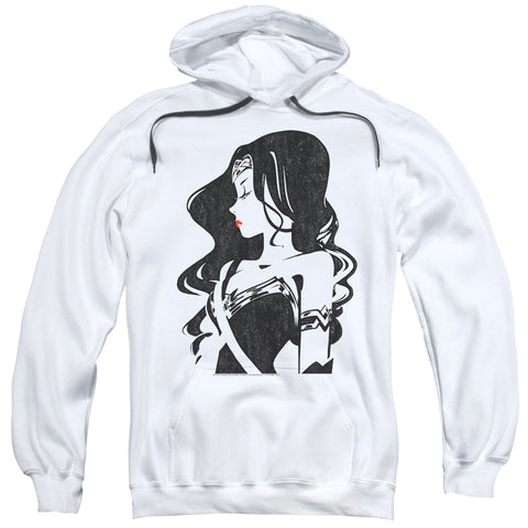 Justice League Movie/profile-adult Pull-over Hoodie-white