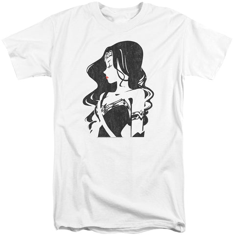 Justice League Movie/profile-s/s Adult Tall 18/1-white