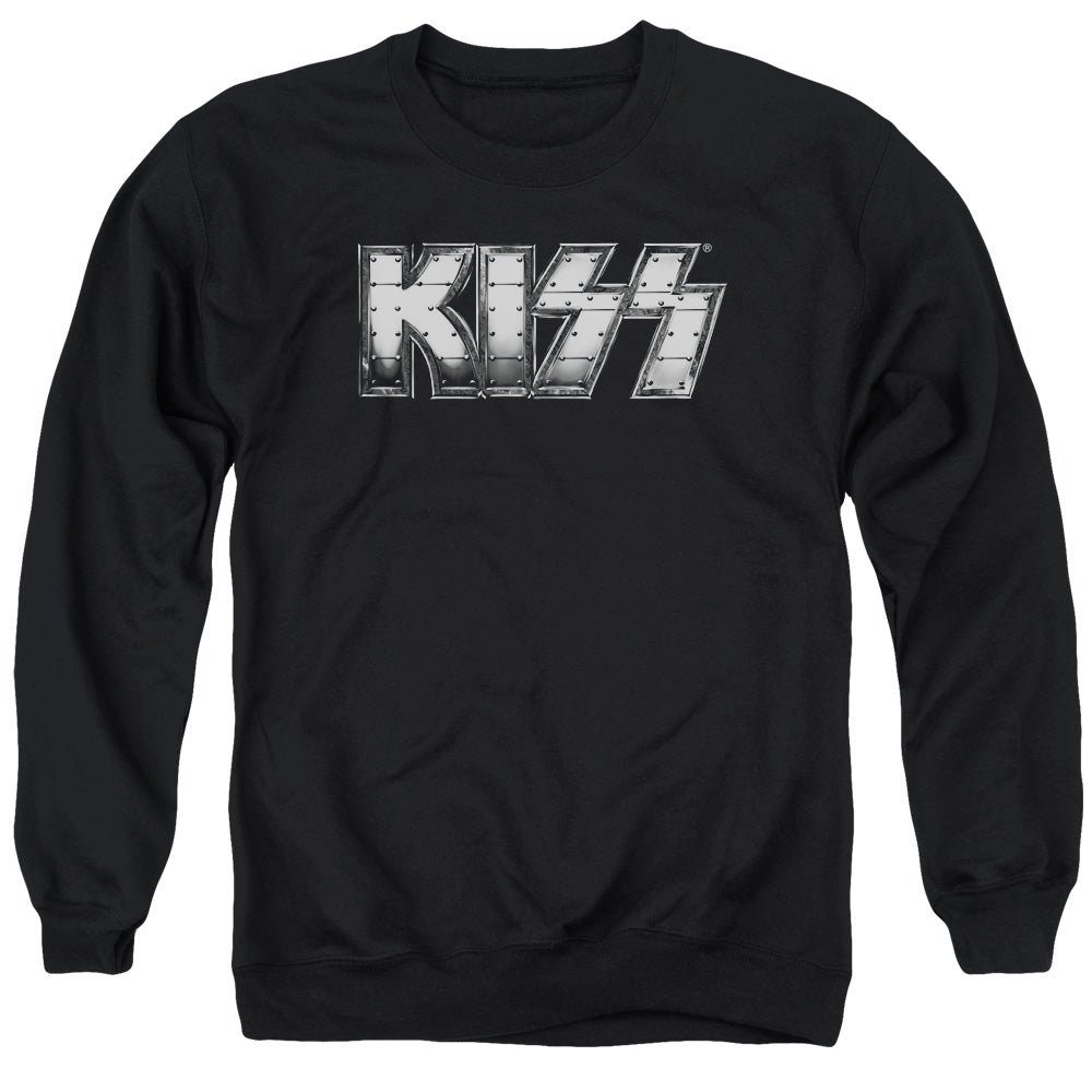 Kiss/heavy Metal - Adult Crewneck Sweatshirt - Black