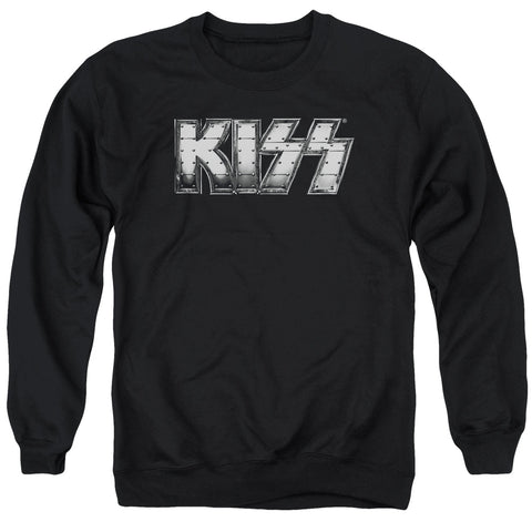 Kiss/heavy Metal - Adult Crewneck Sweatshirt - Black