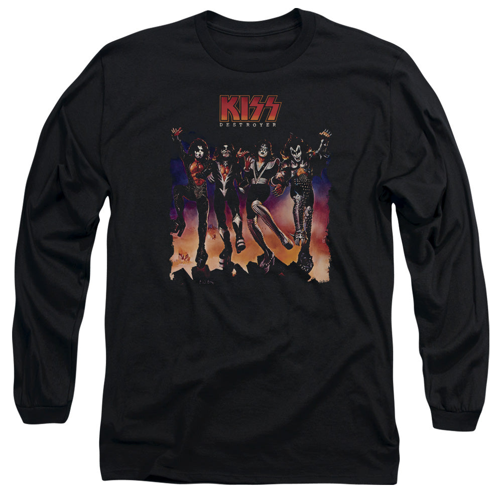 Kiss/destroyer Cover-l/s Adult 18/1-black