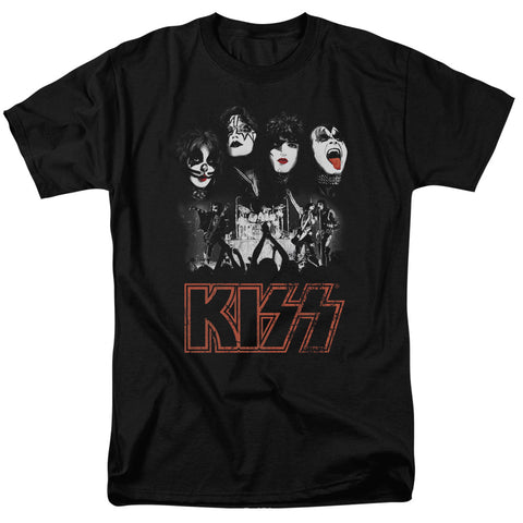 Kiss/rock The House-s/s Adult 18/1-black