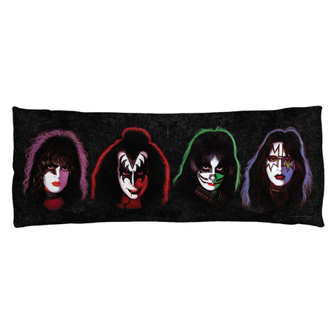 KISS-SOLO HEADS - MICROFIBER BODY PILLOW - 18x54