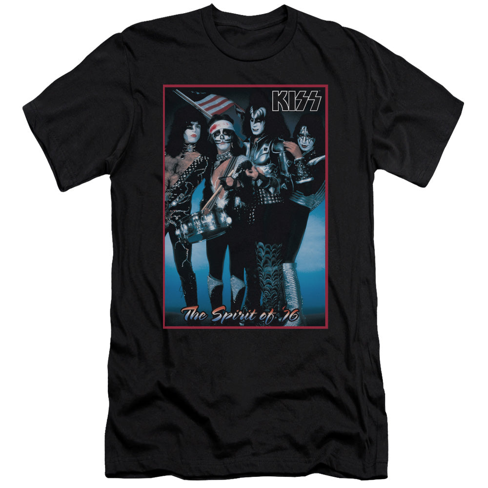 Kiss/spirit Of 76-s/s Adult 30/1-black