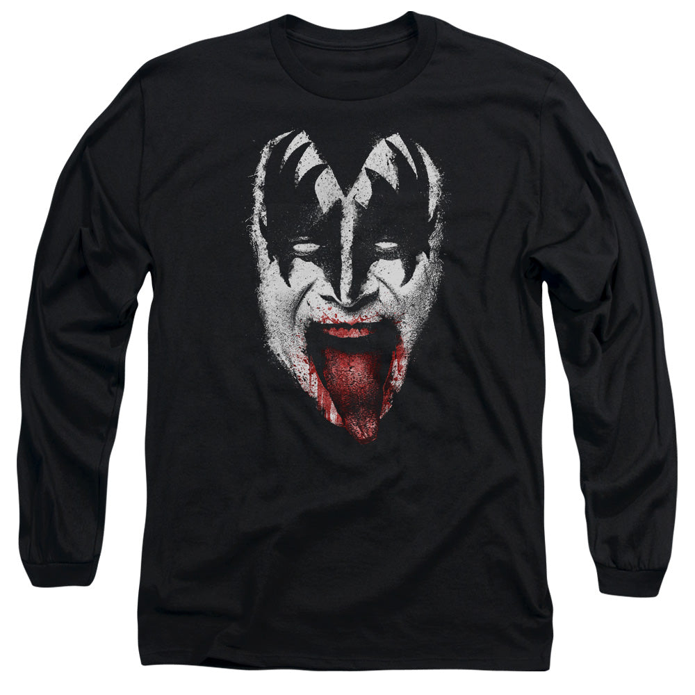 Kiss/demon Face-l/s Adult 18/1-black