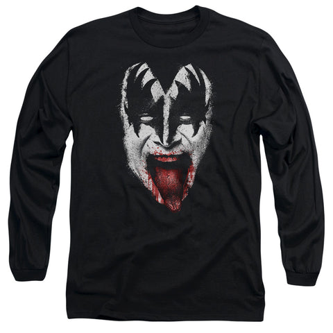 Kiss/demon Face-l/s Adult 18/1-black