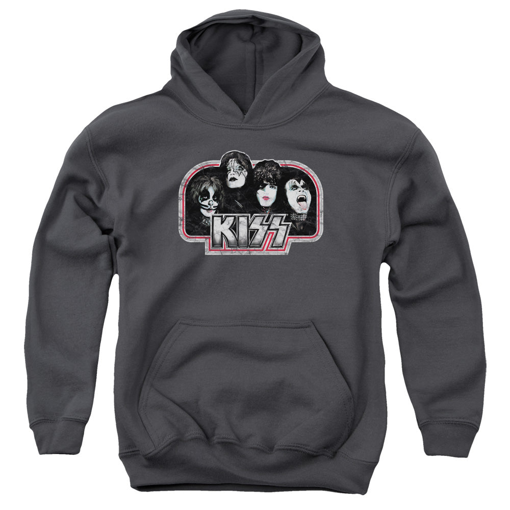 Youth Pull-Over Hoodie - Charcoal - Sm